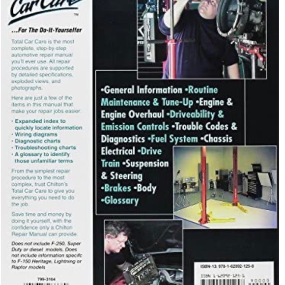 Chilton Ford Pick-Ups 2004-14 Repair Manual:Ford F-150 - Picture 2 of 7